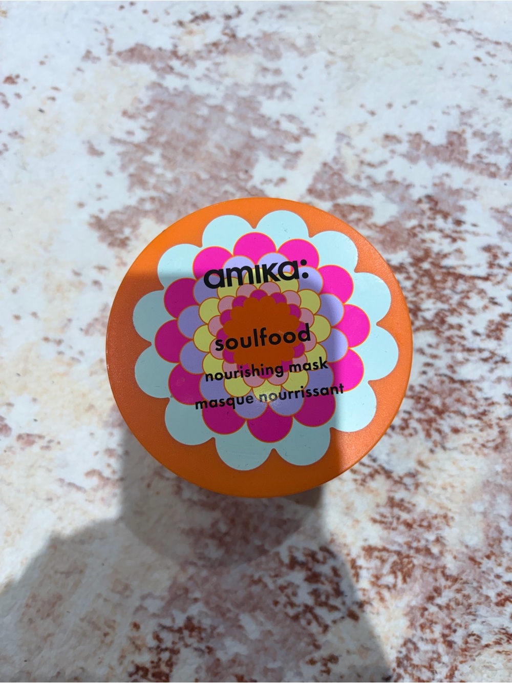 amika Soulfood Nourishing Mask — Orange bottle